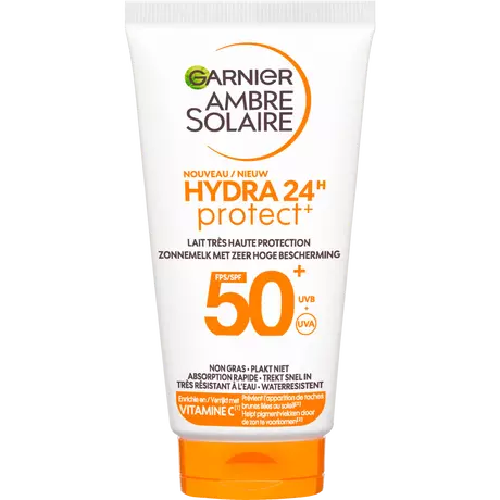 Garnier Ambre Solaire Hydra 24H Protect Lotion Zonnebrandcrème SPF50 50 ML Reisformaat Waterresistent