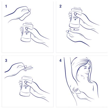 Dove Maximum Protection Original Clean Anti-Transpirant Deodorant Stick 45 ML