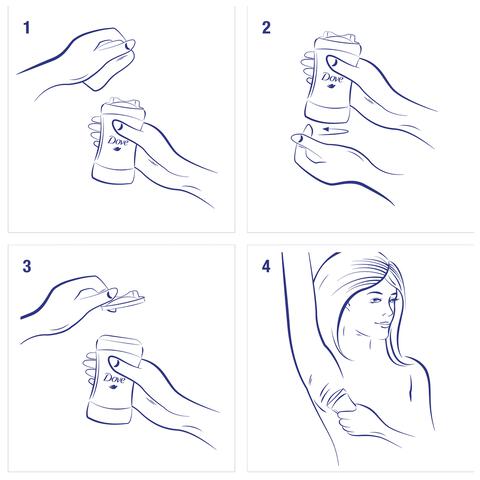 Dove Maximum Protection Original Clean Anti-Transpirant Deodorant Stick 45 ML