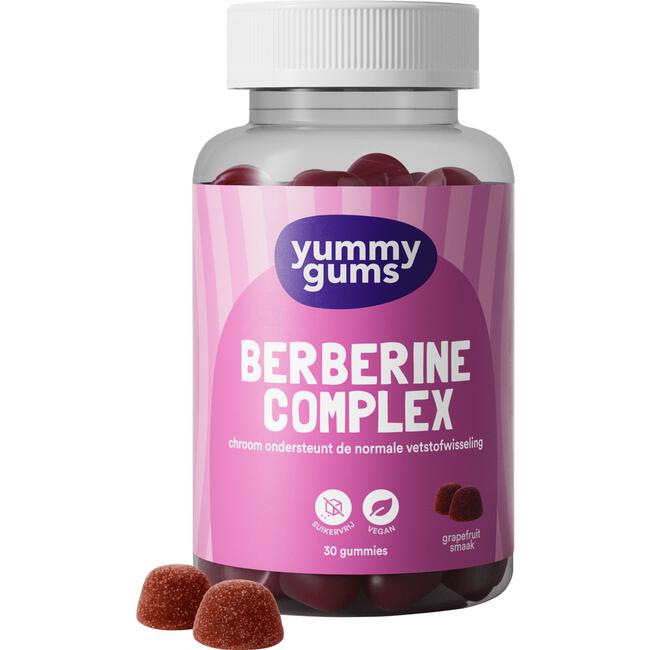 Yummygums Berberine Suikervrije Gummies 30 stuks