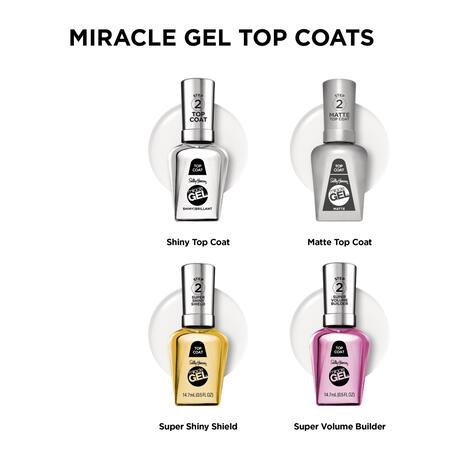 Sally Hansen Miracle Gel Top Coat - Transparant - 115 SuperShiny Shield