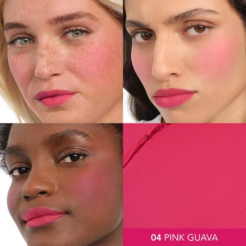 Bourjois Macaron Melt Lip & Cheek Flush 004 Pink Guava