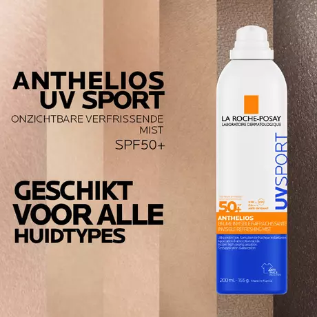 La Roche-Posay Anthelios UV Sport Zonnebrand Mist SPF50+ 200 ML