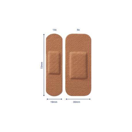 Hansaplast Sensitive Medium 20 stuks