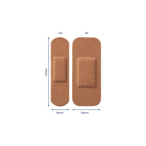 Hansaplast Sensitive Medium 20 stuks