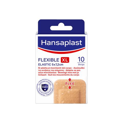 Hansaplast Flexible XL Eilandpleister 5x7,2cm 10 stuks