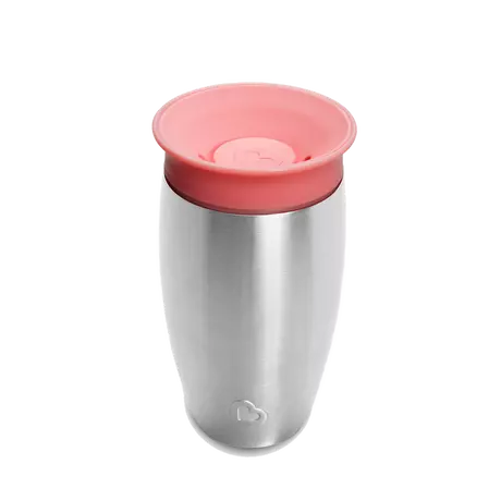 Munckin Drinkbeker Miracle Sippy Cup Roestvrij Staal Roze 296 ML
