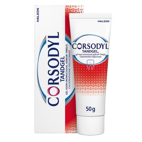 Corsodyl Tandgel 1% 50 gram