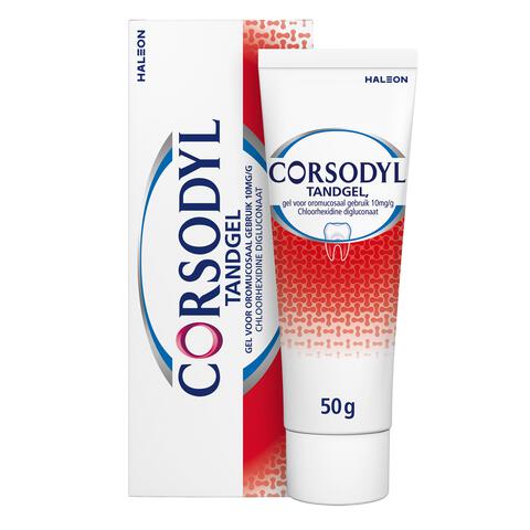 Corsodyl Tandgel 1% 50 gram