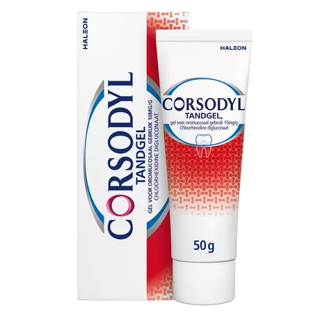 Corsodyl Tandgel 1% 50 gram