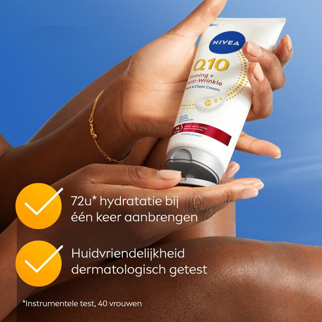 NIVEA Q10 Anti-rimpel Hals & Decolleté Crème 200 ML