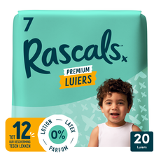 Rascals Premium Luiers Maat 7 17+ KG 20 stuks