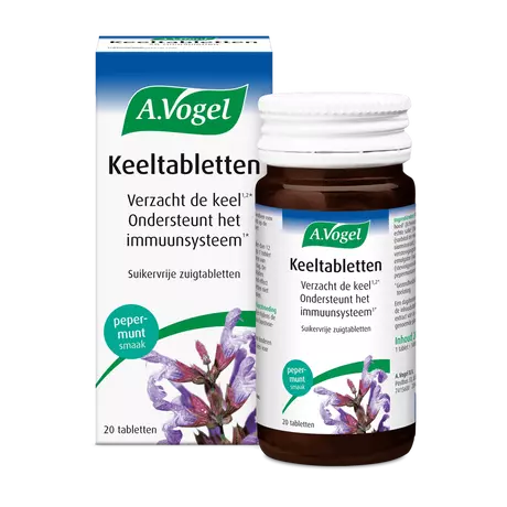 A.Vogel Keeltabletten Verzacht De Keel1,2* Zuigtabletten 20 stuks