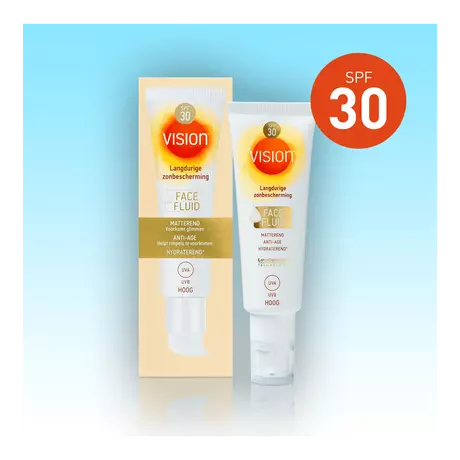 Vision Zonnebrand Face Fluid SPF30 50 ML