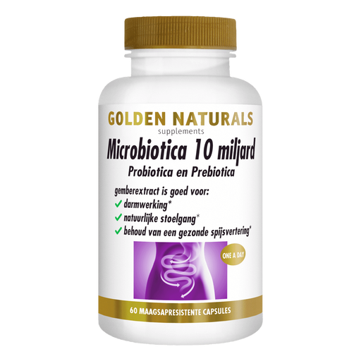 Golden Naturals Microbiotica 10 Miljard Capsules 60 stuks