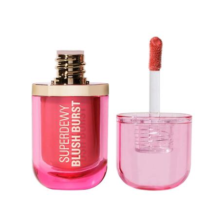 Revolution Superdewy Liquid Blush Burst Strawberry Milkshake Cool Pink