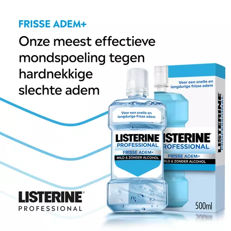 Listerine® Professional Frisse Adem+ Mondwater 500 ML