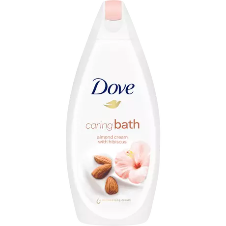 Dove Caring Bath Amandelmelk & Hibiscus Badcrème 450 ML