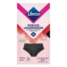 Libresse Intimawear Hipster Black M 1 Stuk