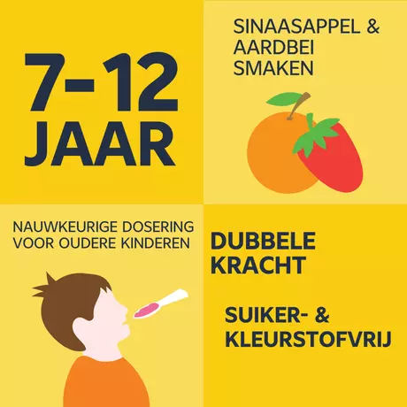 Nurofen voor Kinderen Aardbei Suspensie 200 MG/5 ML 100 ML