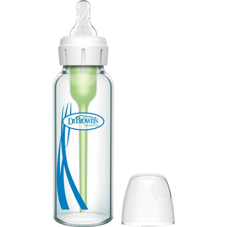 Dr. Brown’s Anti-Colic Smalle Halsfles Glas 250 ML