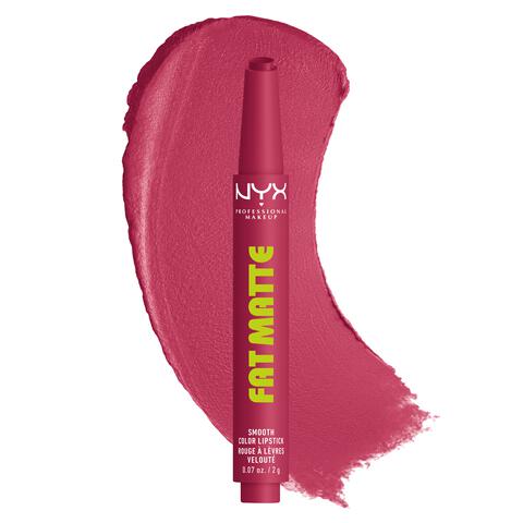 NYX Professional Make Up Fat Matte Lipstick 12 Blush Blanket Paars