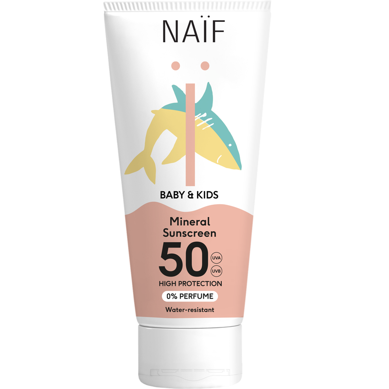 Naïf Baby & Kids Minerale Zonnebrandcrème SPF 50 0% Parfum 175 ML