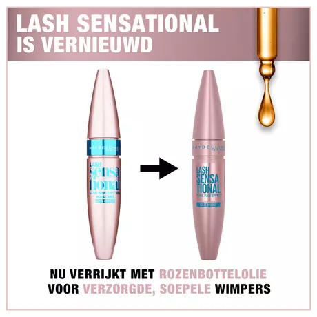 Maybelline New York Lash Sensational Waterproof Mascara Very Black