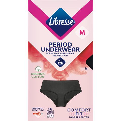 Libresse Intimawear Hipster Black M 1 Stuk