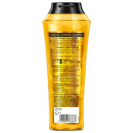 Gliss Oil Nutritive Shampoo 250 ML