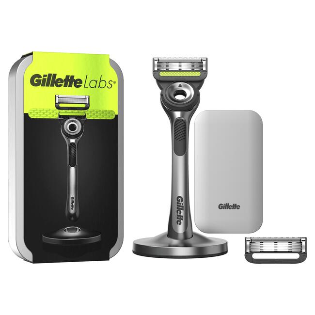 GilletteLabs Scheersysteem 1 Handvat Met 2 Navulmesjes En Reisetui