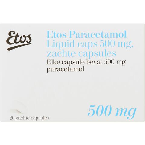 Etos Paracetamol 500 MG Liquid Caps 20