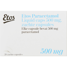 Etos Paracetamol 500 MG Liquid Caps 20