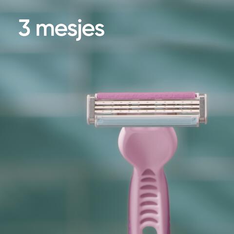 Gillette Venus Comfort Colors Wegwerpmesjes 3+1 stuks