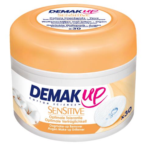 Demak'Up Sensitive Oogmake-up Reiniger Wattenschijfjes 30 stuks
