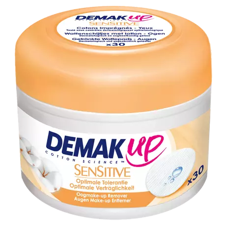 Demak'Up Sensitive Oogmake-up Reiniger Wattenschijfjes 30 stuks