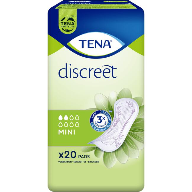 TENA Discreet Mini Verbanden 20 stuks