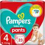 Pampers Baby-Dry Luierbroekjes Maat 4 23 Luiers 9KG-15KG