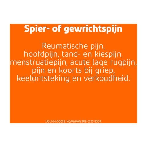 Voltaren K 12,5 MG Pijnstiller Filmomhulde Tabletten Diclofenac-Kalium 10 stuks