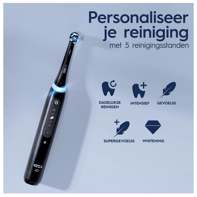 Oral-B iO 5S Duo Zwart & Wit 2 Elektrische Tandenborstels