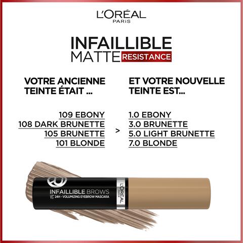 L'Oreal Paris Infaillible Brow Mascara 5.0 Light Brunette