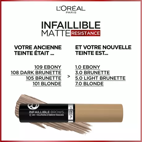 L'Oréal Paris Infaillible Brow Mascara 5.0 Light Brunette