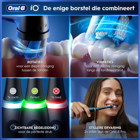 Oral-B iO 5s Zwart & Wit Duo Elektrische Tandenborstels