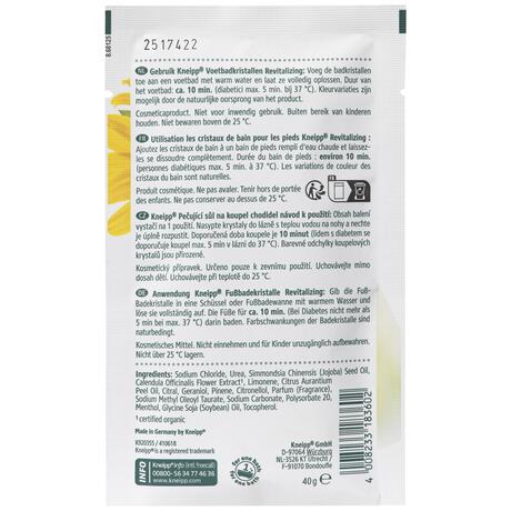 Kneipp Voetbadbruistablet Calendula Sinasappelolie 40 gram