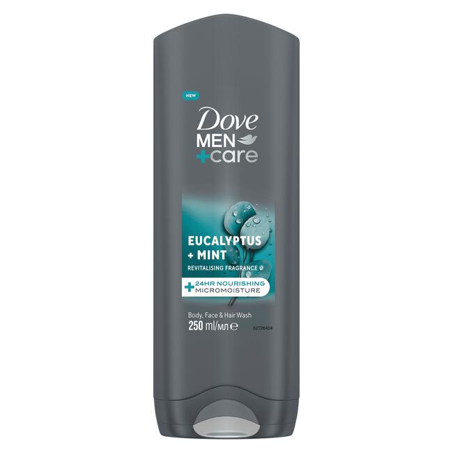 Dove Men + Care Showergel Eucalyptus + Mint 250 ML