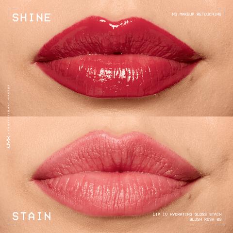 NYX Professional Makeup Lip IV Hydraterende Lipgloss Blush Rush