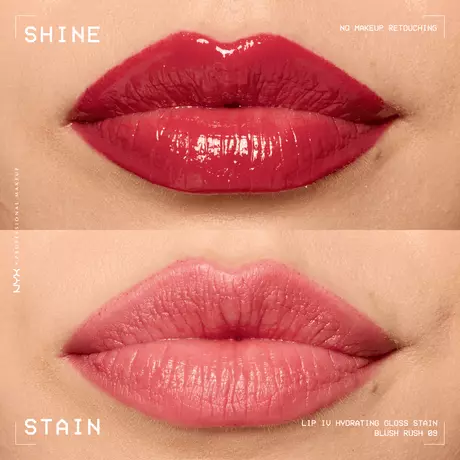 NYX Professional Makeup Lip IV Hydraterende Lipgloss Stain Blush Rush