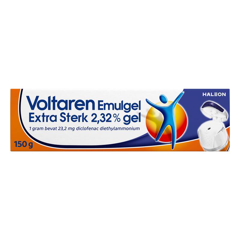 Voltaren Emulgel Extra Sterk 2,32% Diclofenac Spier Gewrichtspijn 150 gram