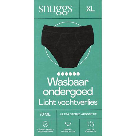 Snuggs Incontinence Black Xl