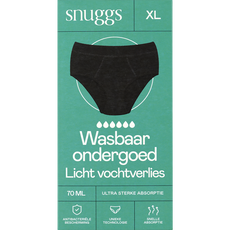 Snuggs Incontinence Black Xl